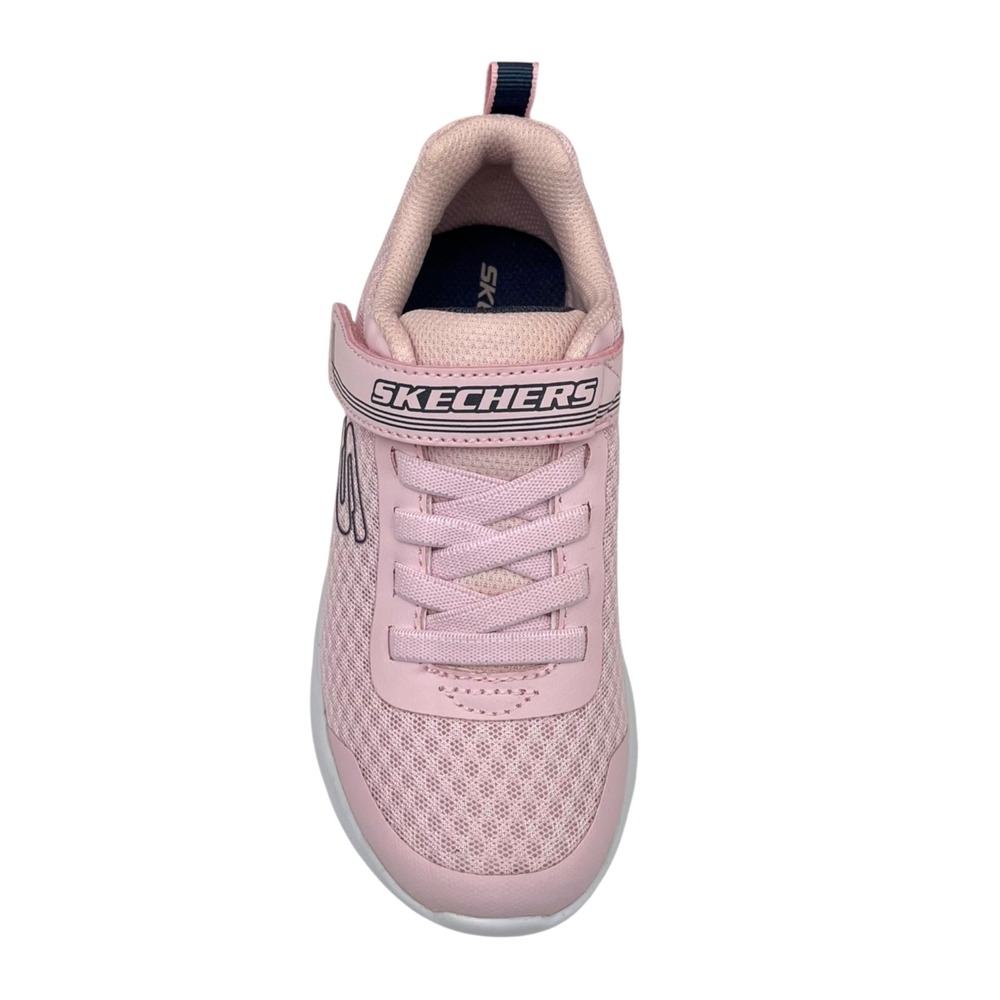 Skechers Youth Big Girl Athletic Slip-on Sneaker Size 1 Light Pink Gray Shoes - Picture 5 of 12